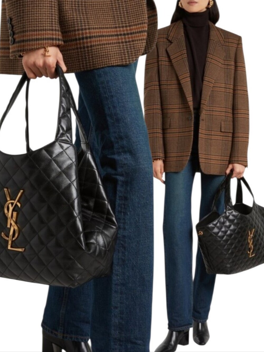 Brand New!!! YSL Saint Laurent Icare Quilted leather Shopper COMES W/COA & POUCH